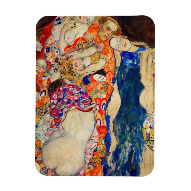 Imán Gustav Klimt - La Novia (inacabado) (Vertical)