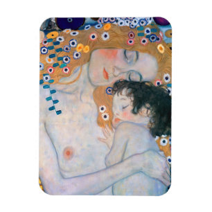 Imán Gustav Klimt - Madre e Hijo
