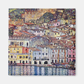 Imán Gustav Klimt - Malcesine en el lago de Garda Itali