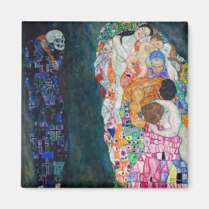 Imán Gustav Klimt - Muerte y vida