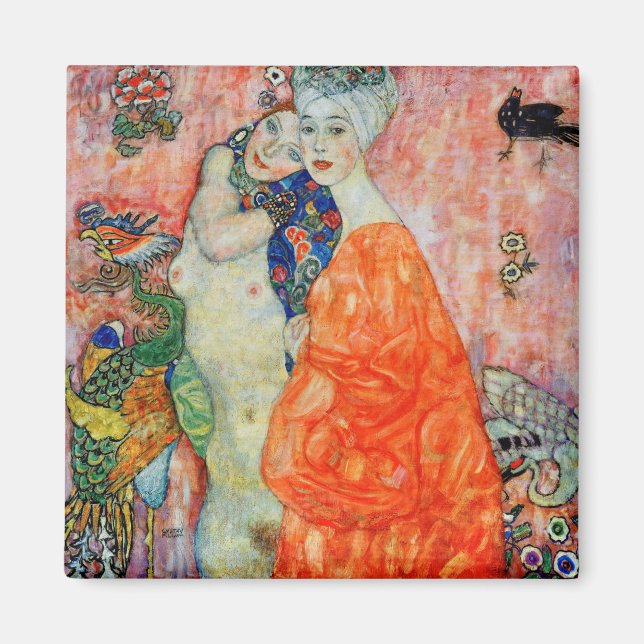Imán Gustav Klimt - Mujeres amigas (Frente)