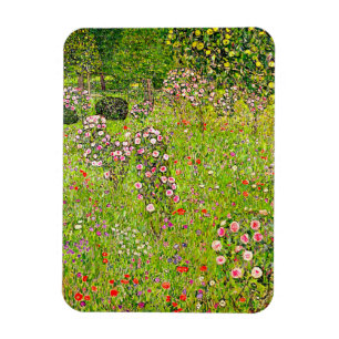 Imán Gustav Klimt Orchard con Rosas