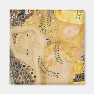 Imán Gustav Klimt - Serpientes Acuáticas I