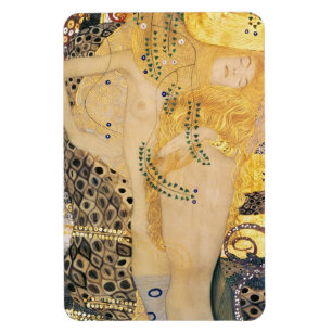 Imán Gustav Klimt - Serpientes Acuáticas I