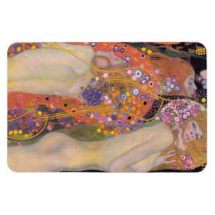 Imán Gustav Klimt - Serpientes Acuáticas II