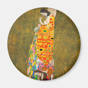 Imán Gustav Klimt The Hope II, Muere Hoffnung II