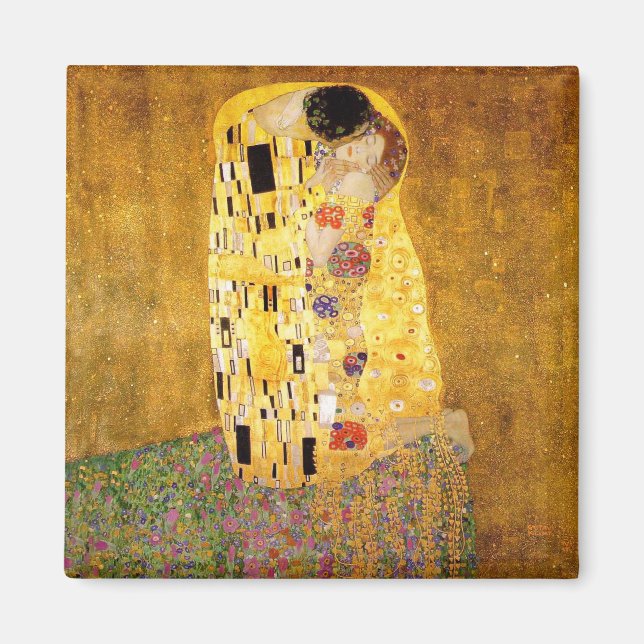 Imán Gustav Klimt The Kiss (Frente)