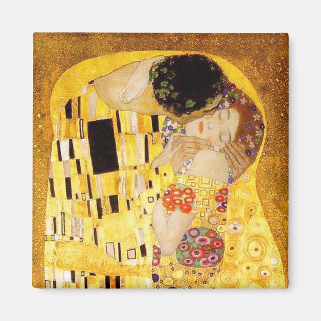 Imán Gustav Klimt The Kiss (Frente)