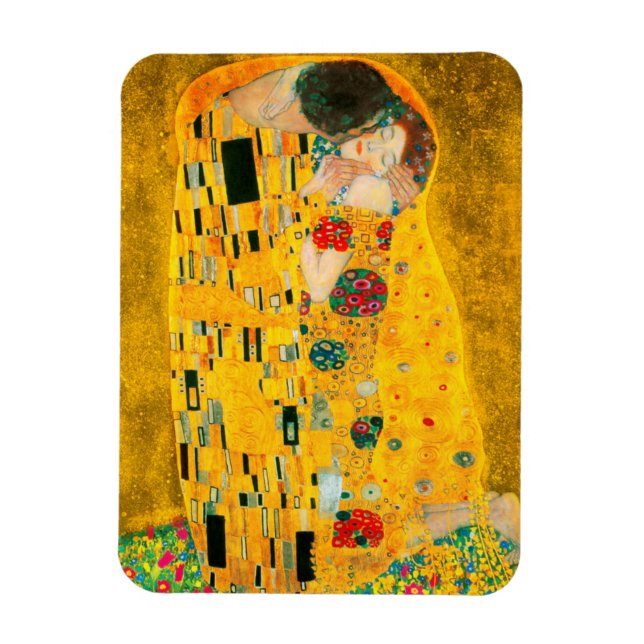 Imán Gustav Klimt The Kiss (Vertical)