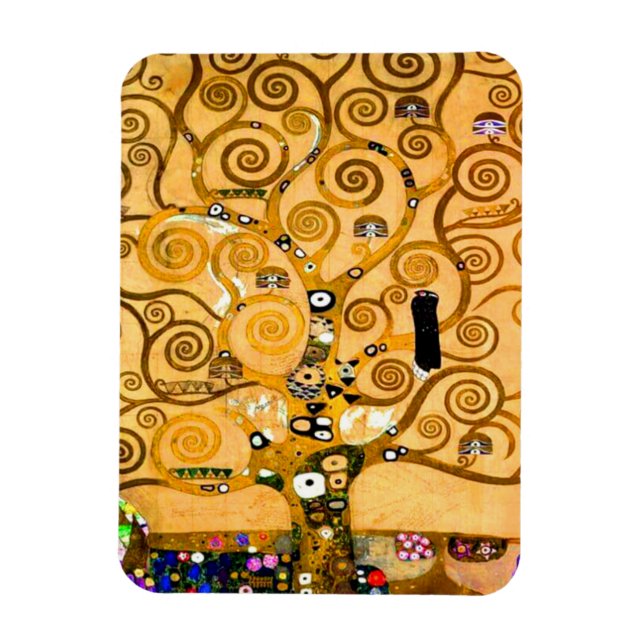 Imán Gustav Klimt Tree of Life (Vertical)