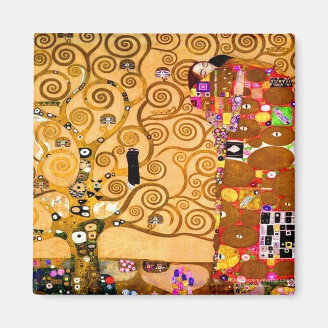 Imán Gustav Klimt Tree of Life (Frente)