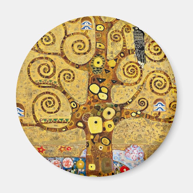 Imán Gustav Klimt , “ Tree of life ” (Frente)