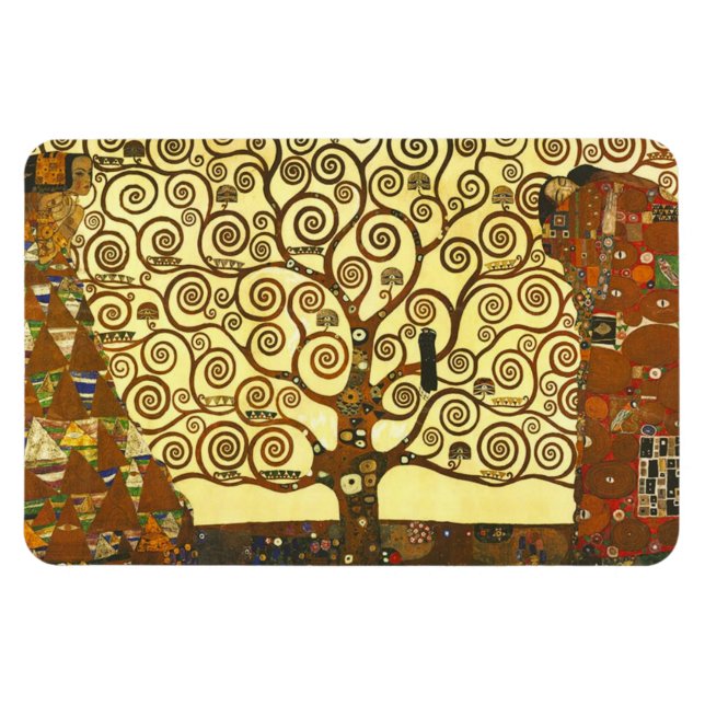 Imán Gustav Klimt Tree of Life Magnet (Horizontal)
