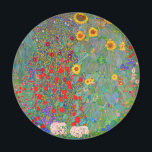 Imán Gustav Klimt's Farm Garden with Sunflowers<br><div class="desc">Gustav Klimt's Farm Garden with Sunflowers magnet.</div>