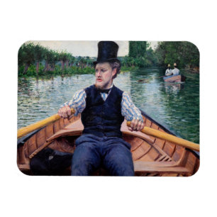 Imán Gustave Caillebotte - Fiesta en bote