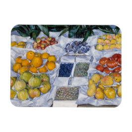 Imán Gustave Caillebotte - Fruta mostrada en un stand