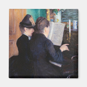 Imán Gustave Caillebotte - La Lección de Piano