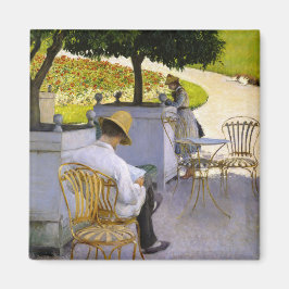 Imán Gustave Caillebotte - Los árboles Naranjas