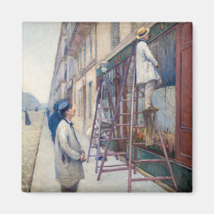Imán Gustave Caillebotte - Los pintores de casas