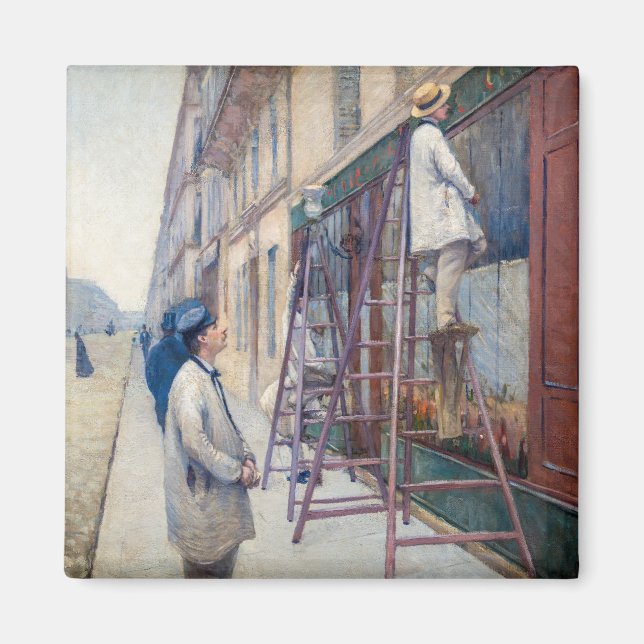 Imán Gustave Caillebotte - Los pintores de casas (Frente)