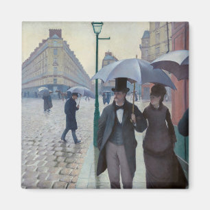 Imán Gustave Caillebotte - Paris Street; Rainy Day