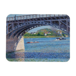 Imán Gustave Caillebotte - Puente en Argenteuil & Seine