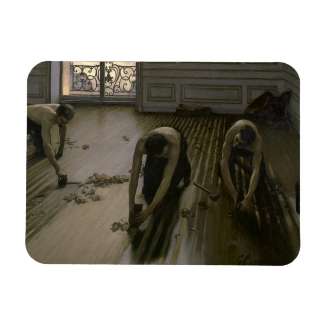 Imán Gustave Caillebotte - The Floor Planers (Horizontal)