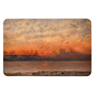 Imán Gustave Courbet - Atardecer