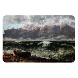Imán Gustave Courbet - El mar tormentoso / La ola