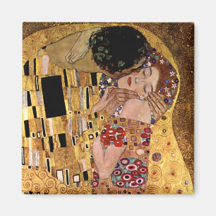 Imán Gustavo Klimt: El beso (detalle)