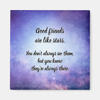 Imán Gute Freunde sind wie Sterne