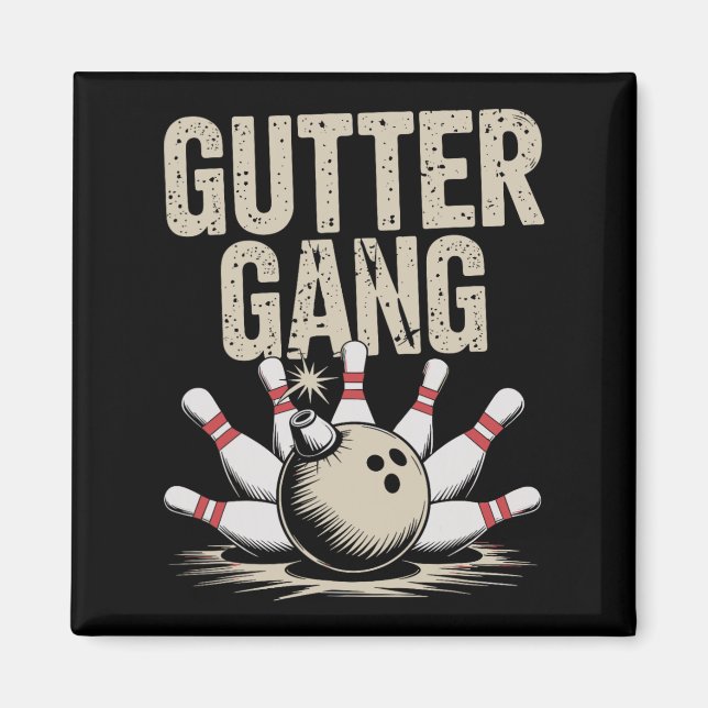 Imán Gutter Gang Bowling 1  (Frente)
