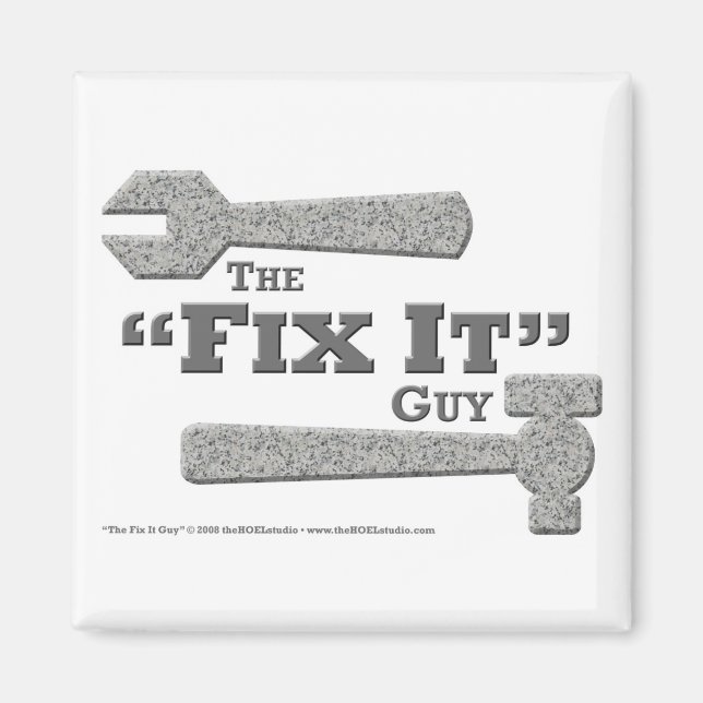 Imán Guy Magnet, "Arregláralo" (Frente)