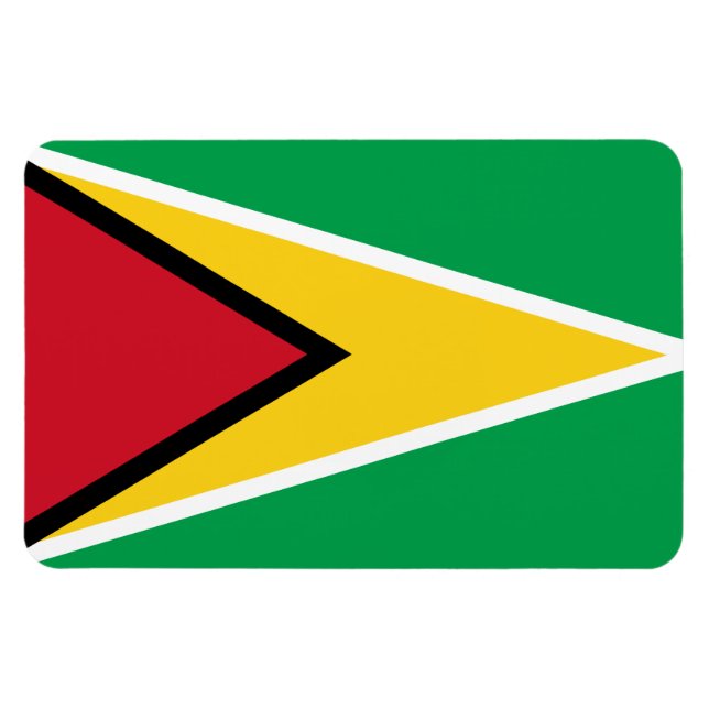 Imán Guyana flag (Horizontal)
