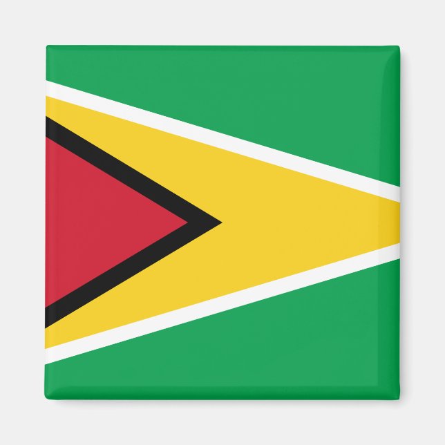 Imán Guyana (Guyanese) Flag (Frente)