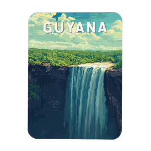 Imán Guyana Ilustracion Viaje al arte de cosechar