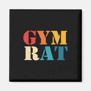 Imán Gym Lover Formación Bodybuilding Retro Alphabet Gy