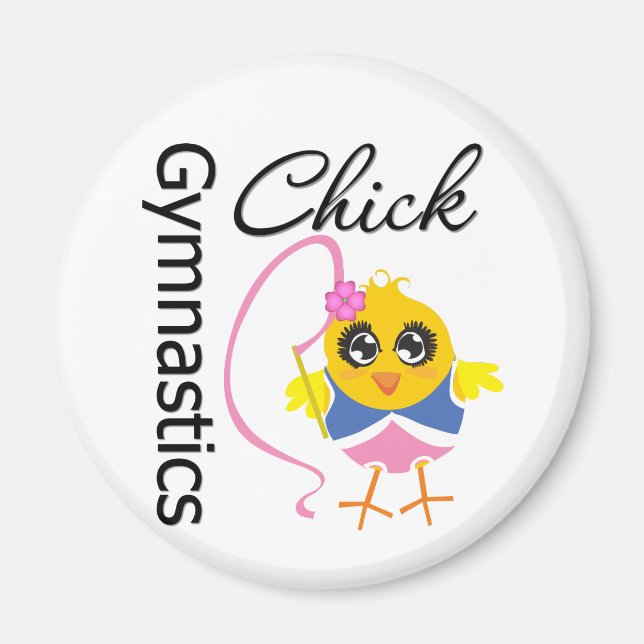 Imán Gymnastics Chick (Frente)