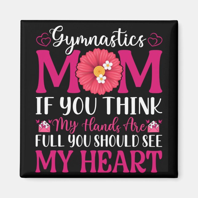 Imán Gymnastics Mom (Frente)