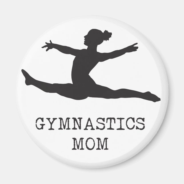 Imán Gymnastics Mom (Frente)