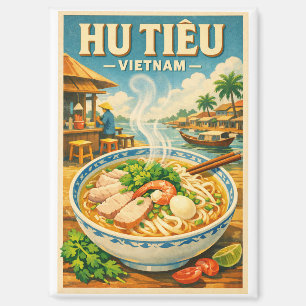 Imán Hủ Tíu vietnamita, en un clásico retro