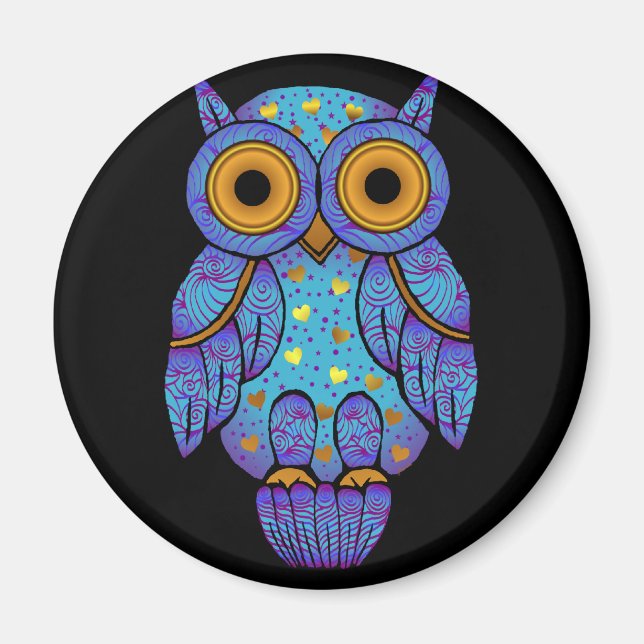 Imán H00t Owl Midnight Madness Magnet (Frente)