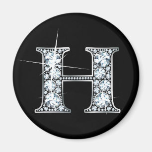 Imán "H" Diamond Bling Magnet
