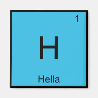 H - Simbología Química Hella Elemento Slang Norcal