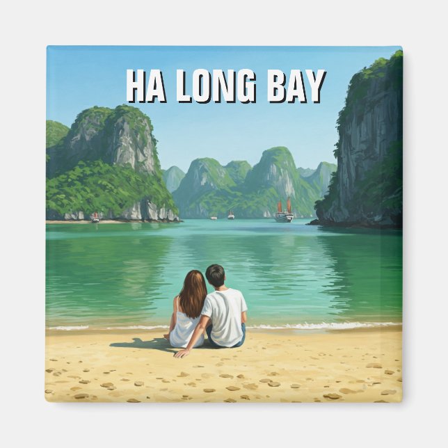 Imán Ha Long Bay Vietnam Travel (Frente)