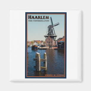 Imán Haarlem - Molino de viento Adriaan