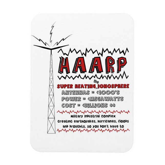 Imán HAARP sobrecalentando la ionosfera (Vertical)