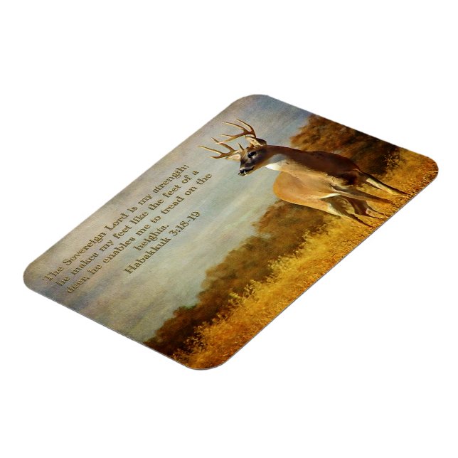 Imán Habakkuk 3:18 Inspirador (Lado Izquierdo)