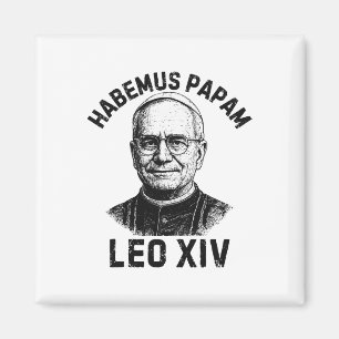 Imán Habemus Papam Papa Leo Xiv
