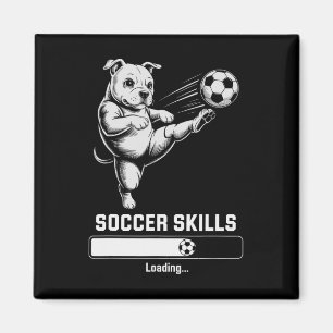 Imán Habilidades de Pug de fútbol lindas Cargando puntu